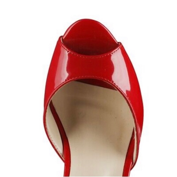 WOMEN PEEP TOE BUCKLE ANKLE STRAP STUDDED STILETTO HIGH HEELS - Picture 6 of 6